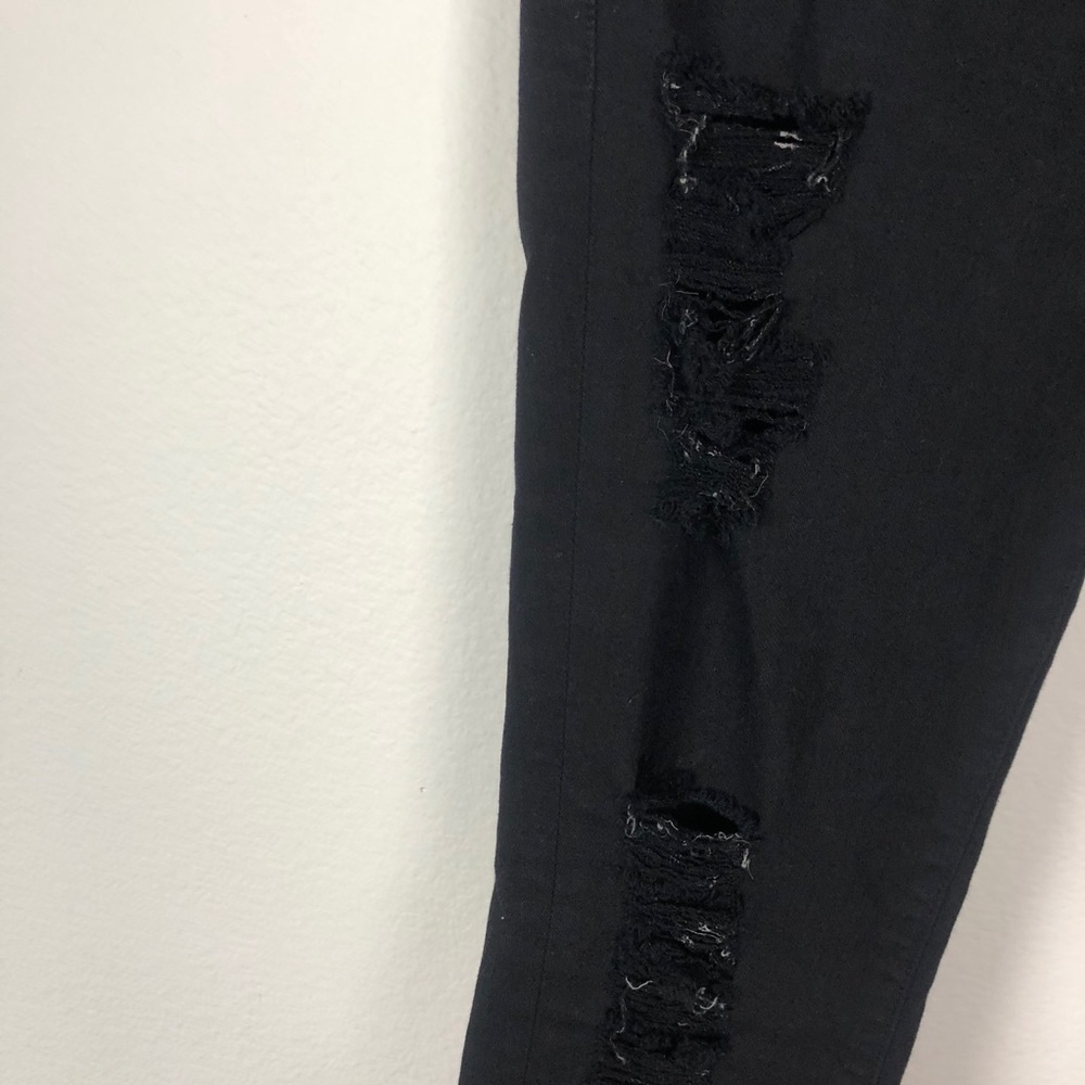 Frame black Le Skinny De Jeanne ripped jeans - Picture 5 of 9
